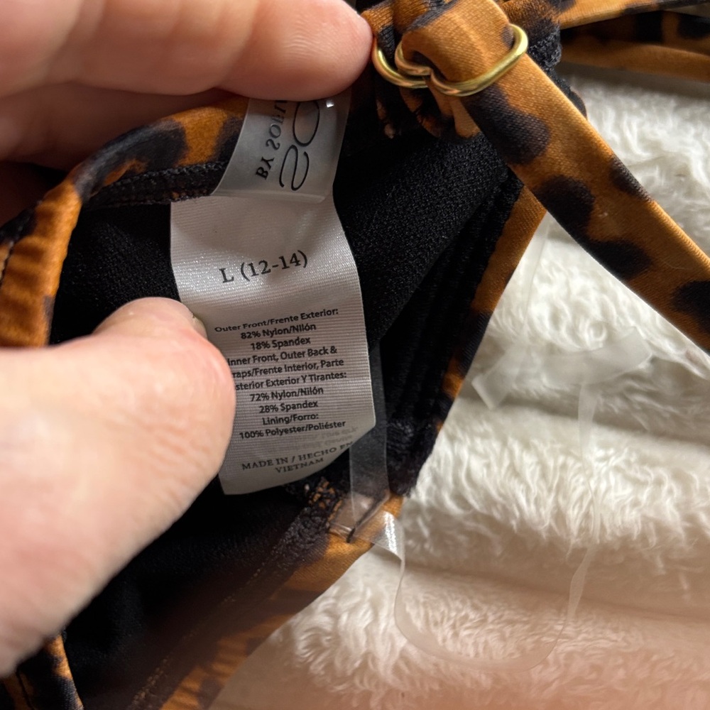 Sofia By Sofia Vergara Leopard Print One Piece Sw… - image 5